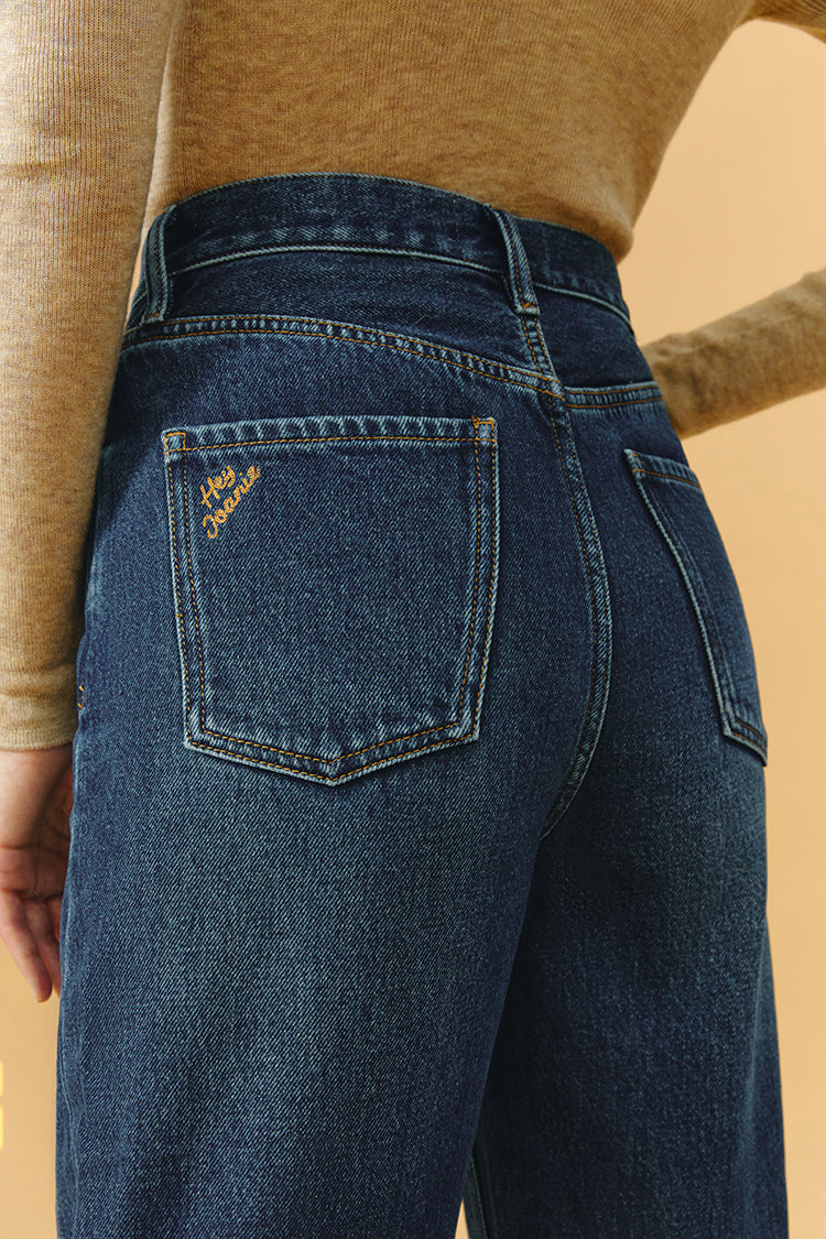 Coney Island Whitefish High Rise Wide Jeans | HJ007