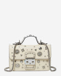The Vanilla Custard Hollywood Studded Purse | Crossbody