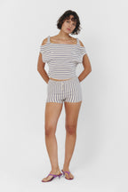 Jaci Shorts In Season Stripe