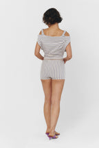 Jaci Shorts In Season Stripe