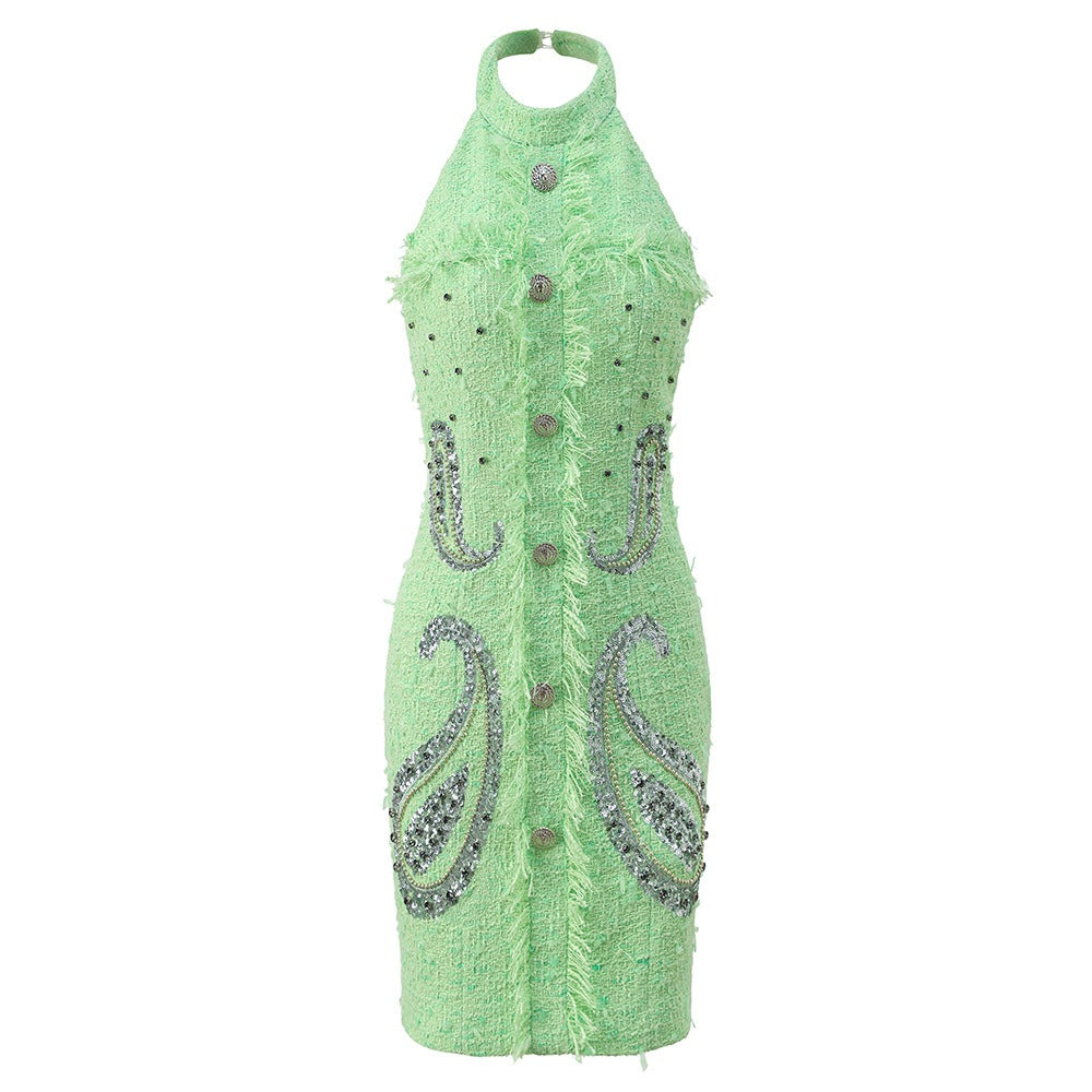 Halter Neck Party Mini Dress 'Heavy Industry' Style | Meatpacking District