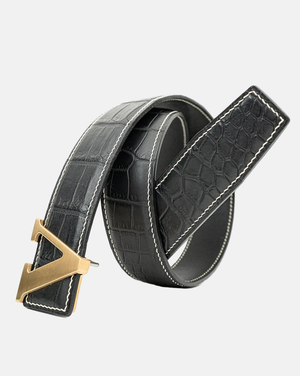 Handcrafted Alligator Leather Belts | DVG159