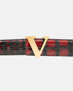 Handcrafted Alligator Leather Belts | DVG163