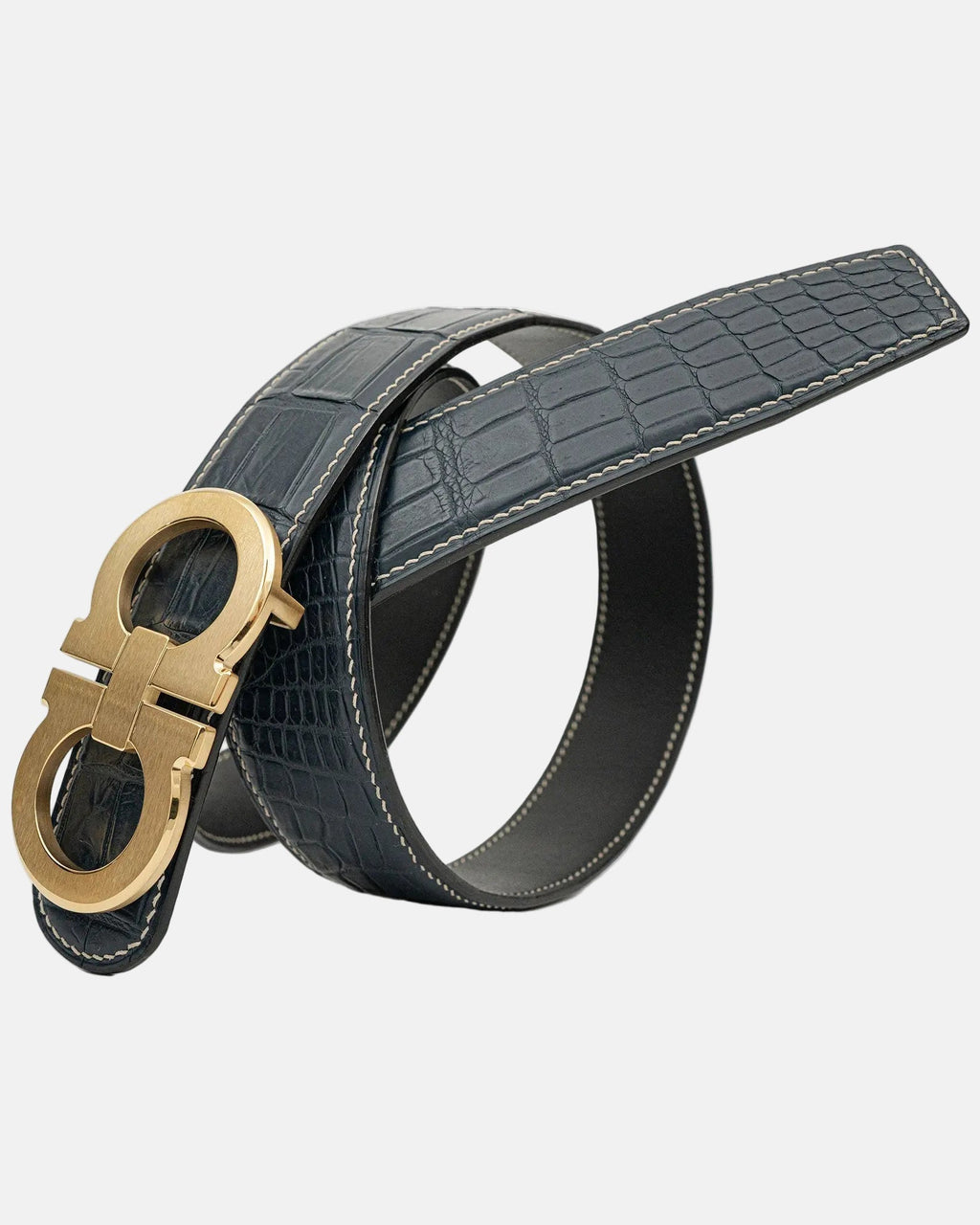 Handcrafted Alligator Leather Belt | DVG345