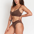 Keyhole Bra | Chocolate