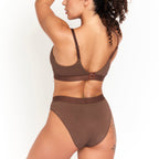 Keyhole Bra | Chocolate