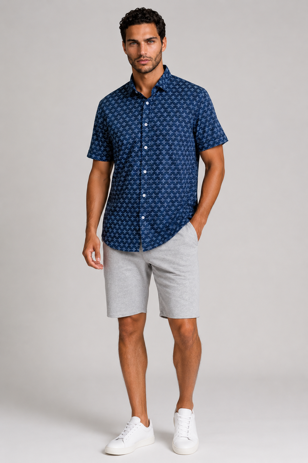 High-Five Tech Shorts | Heather Grey