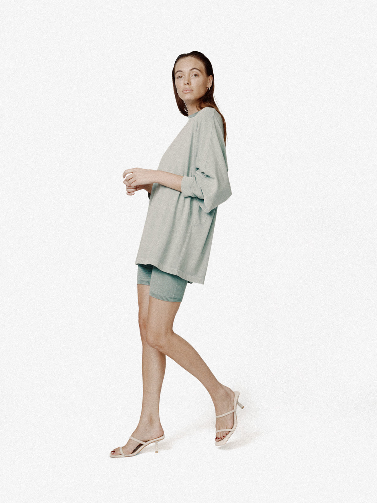 Seamless Biker Short | Sage
