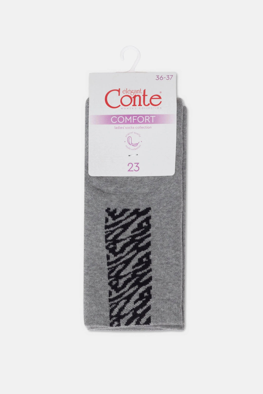 Cotton Socks Conte Comfort 570 | Zebra Stripes