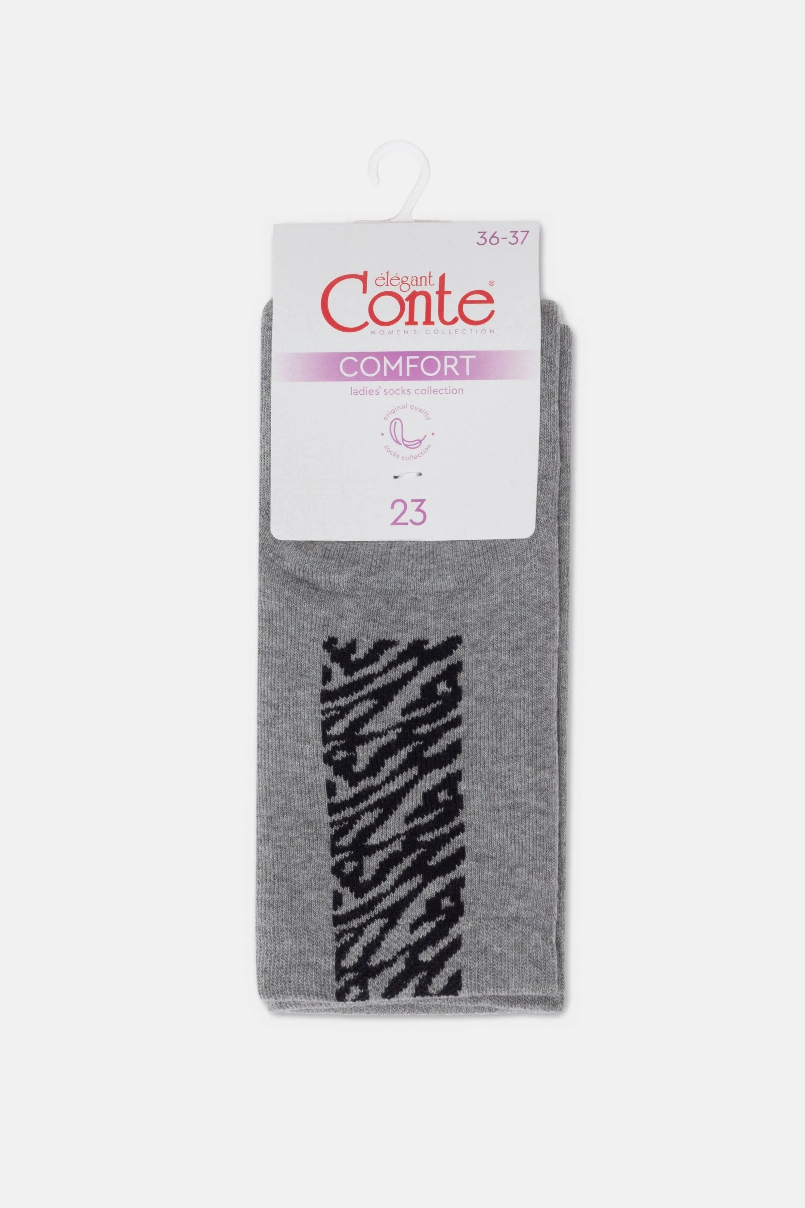 Cotton Socks Conte Comfort 570 | Zebra Stripes