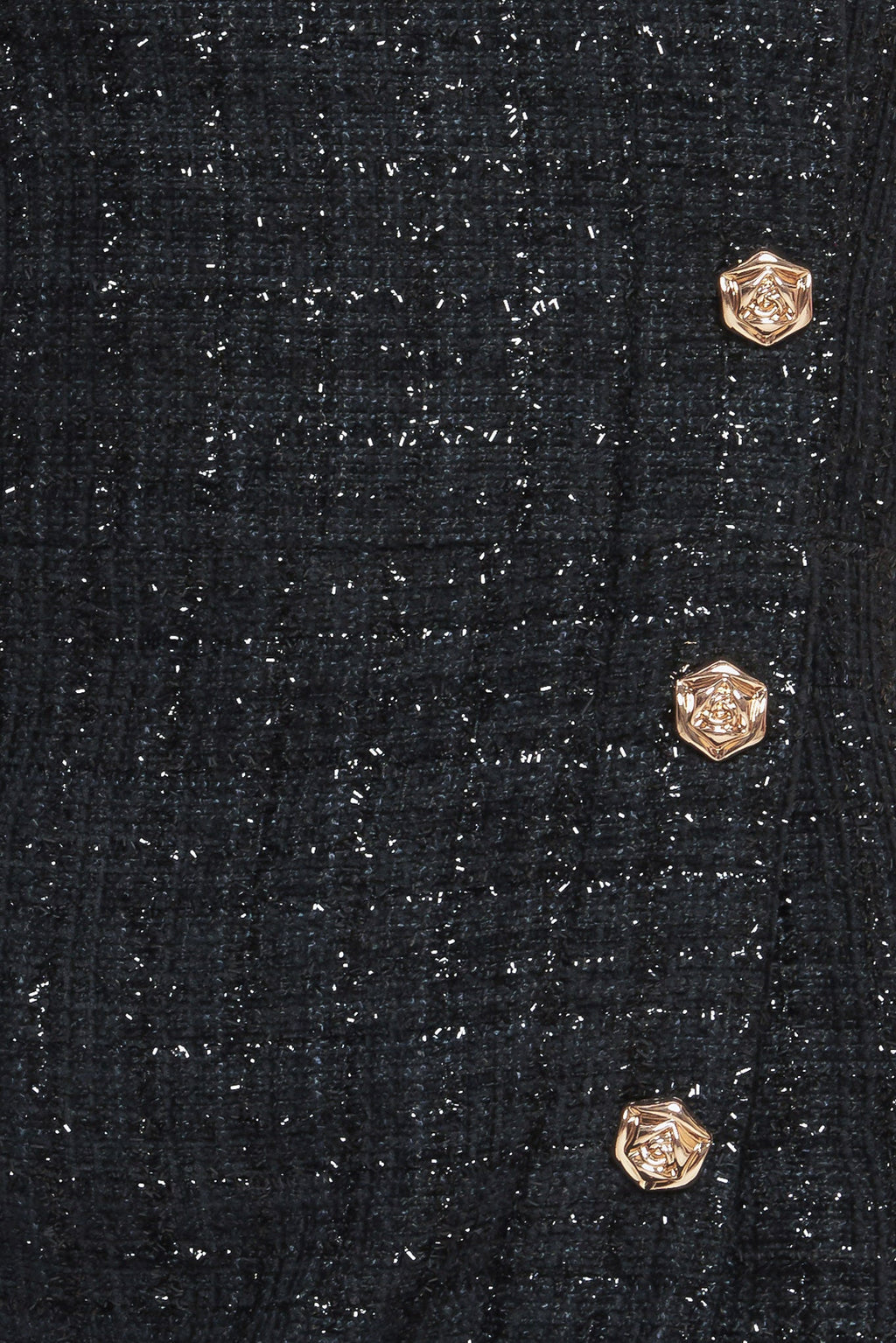 Citylight Spark Tweed Mini Dress | Black