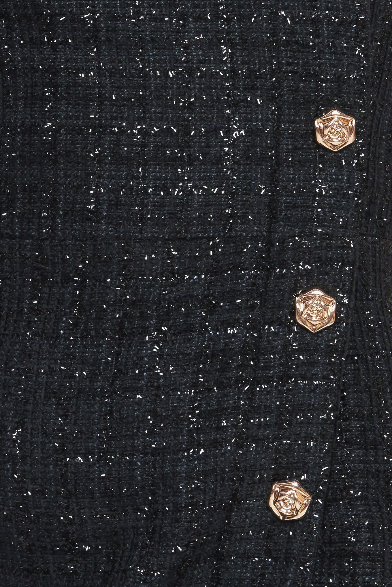 Citylight Spark Tweed Mini Dress | Black