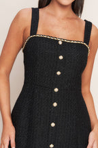 Monaco Hour Tweed Mini Dress