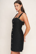 Monaco Hour Tweed Mini Dress