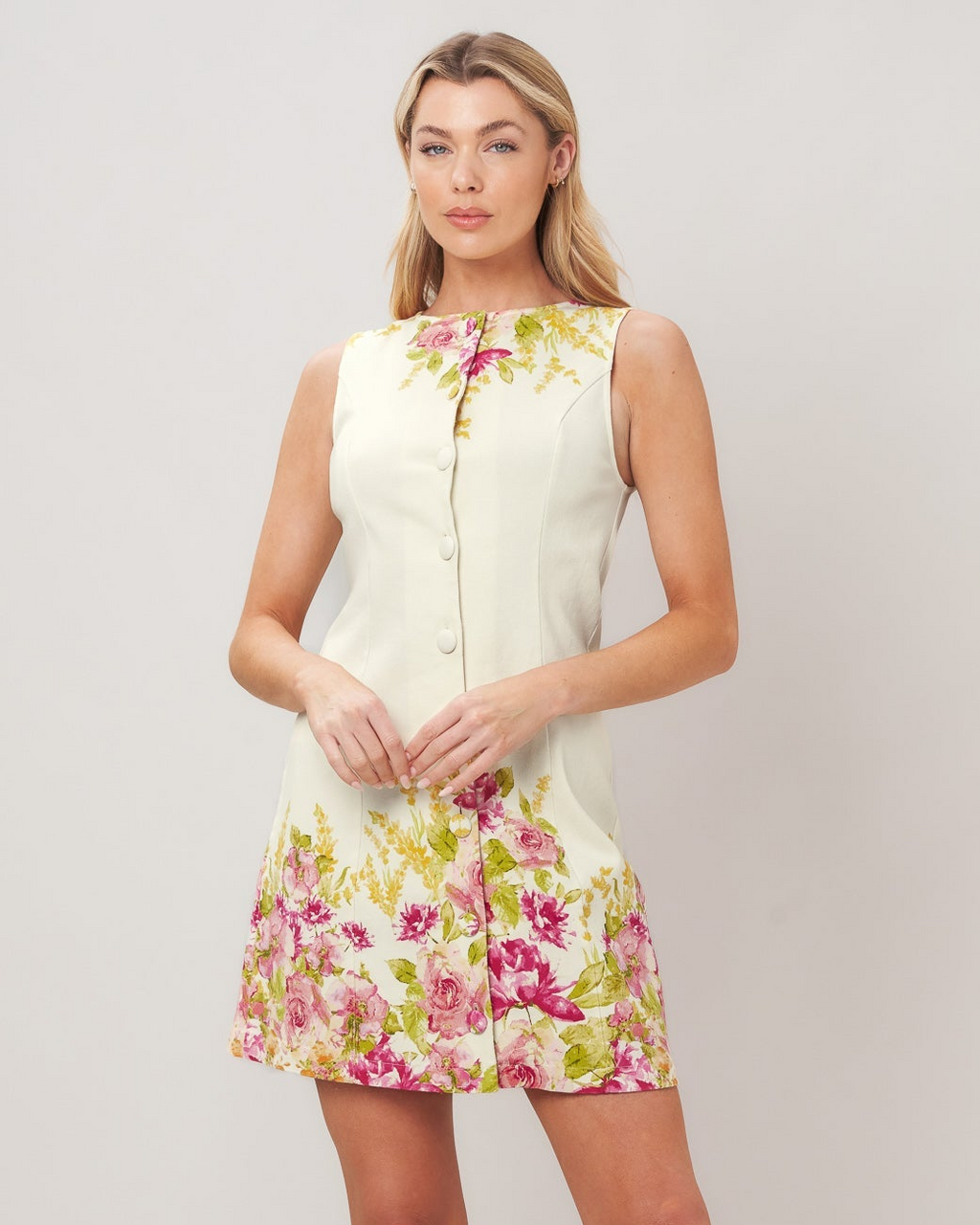 Garden Edition Woven Mini Dress
