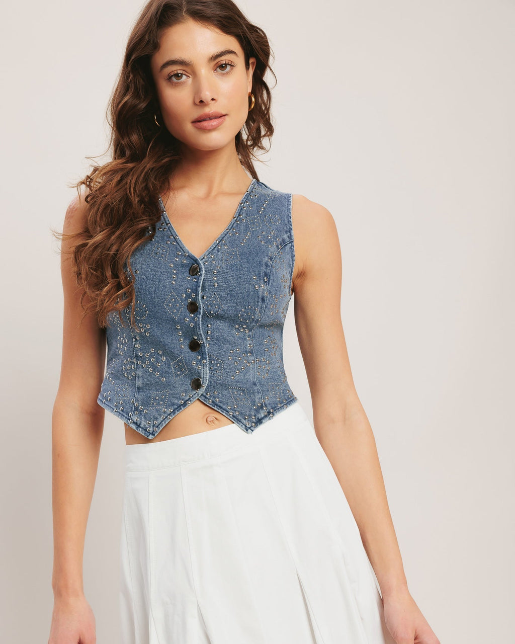 Euro Summer Denim Vest