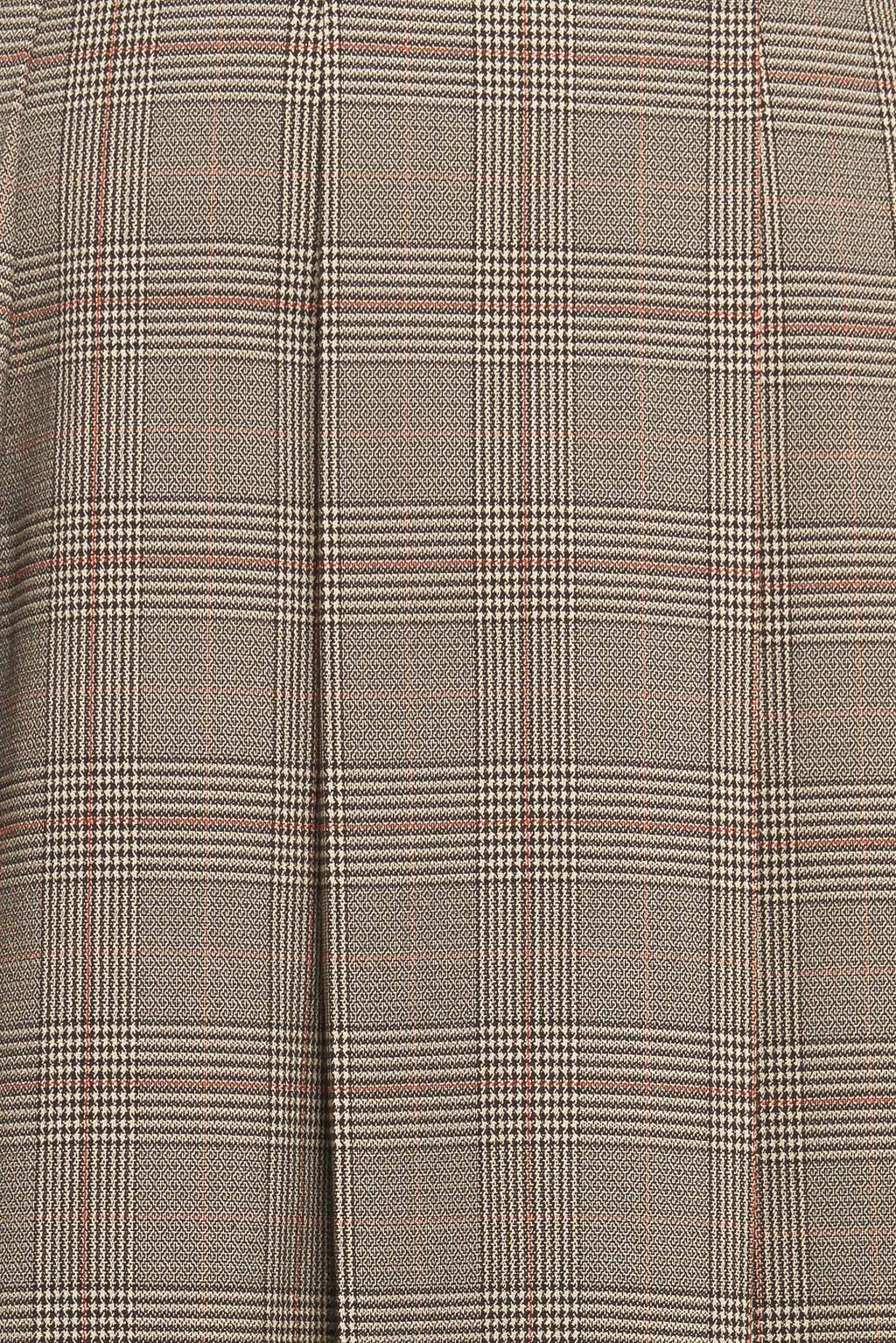 British Trace Woven Midi Skirt