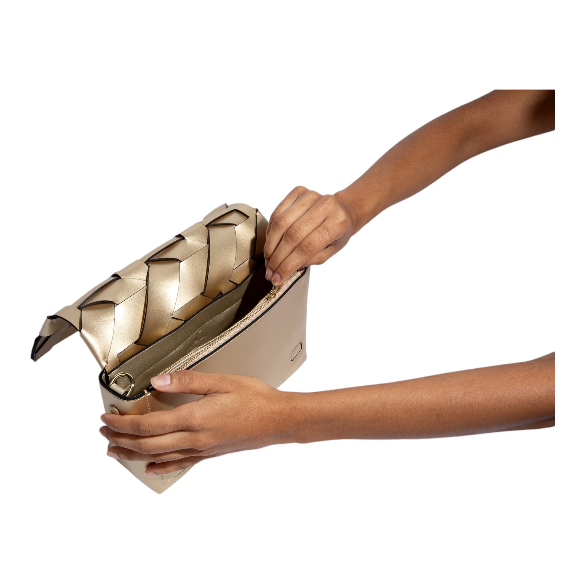 The Zenobia Woven Clutch