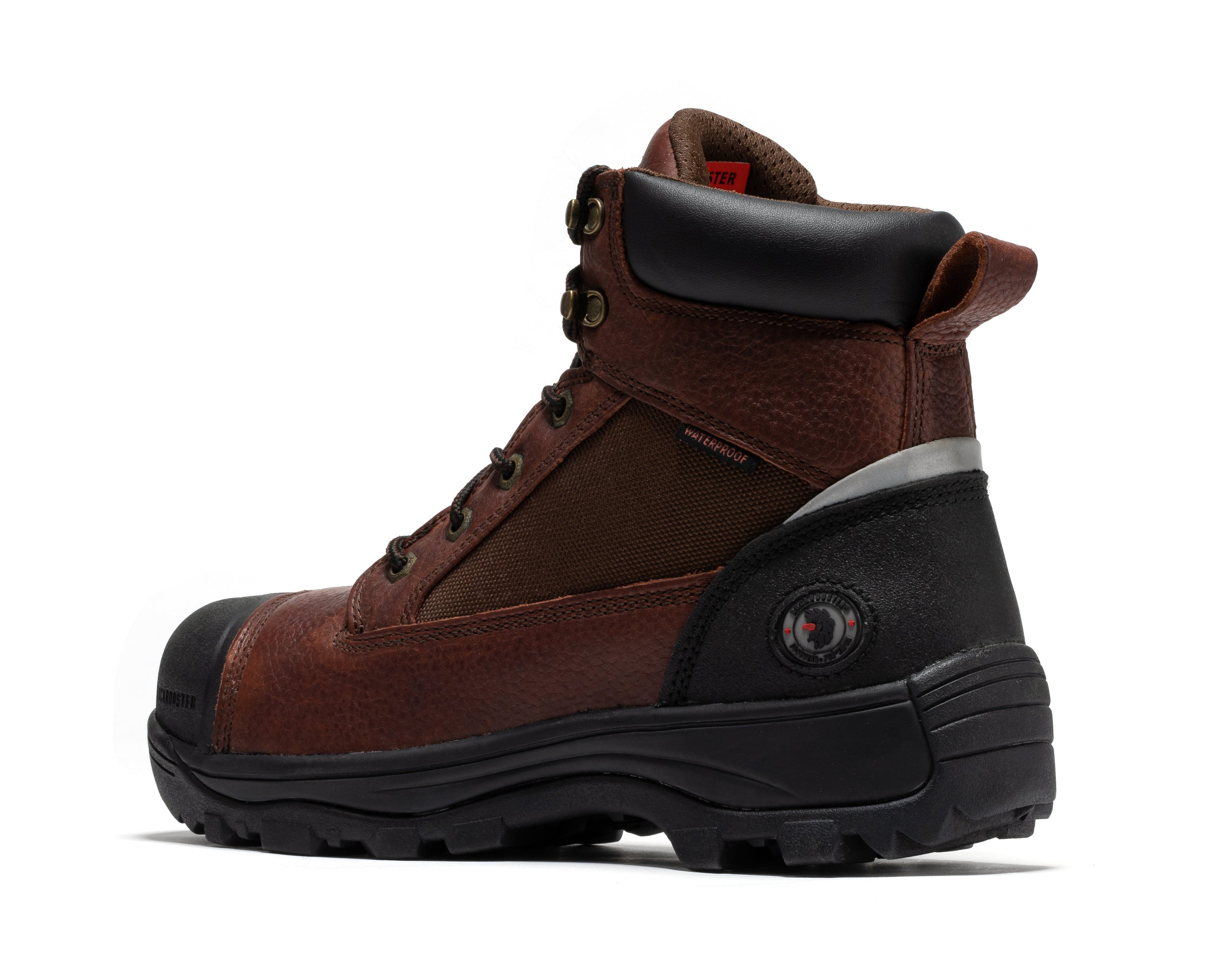 ROCKROOSTER Daviston 6" Brown Composite Toe Waterproof Work Boots | AT872