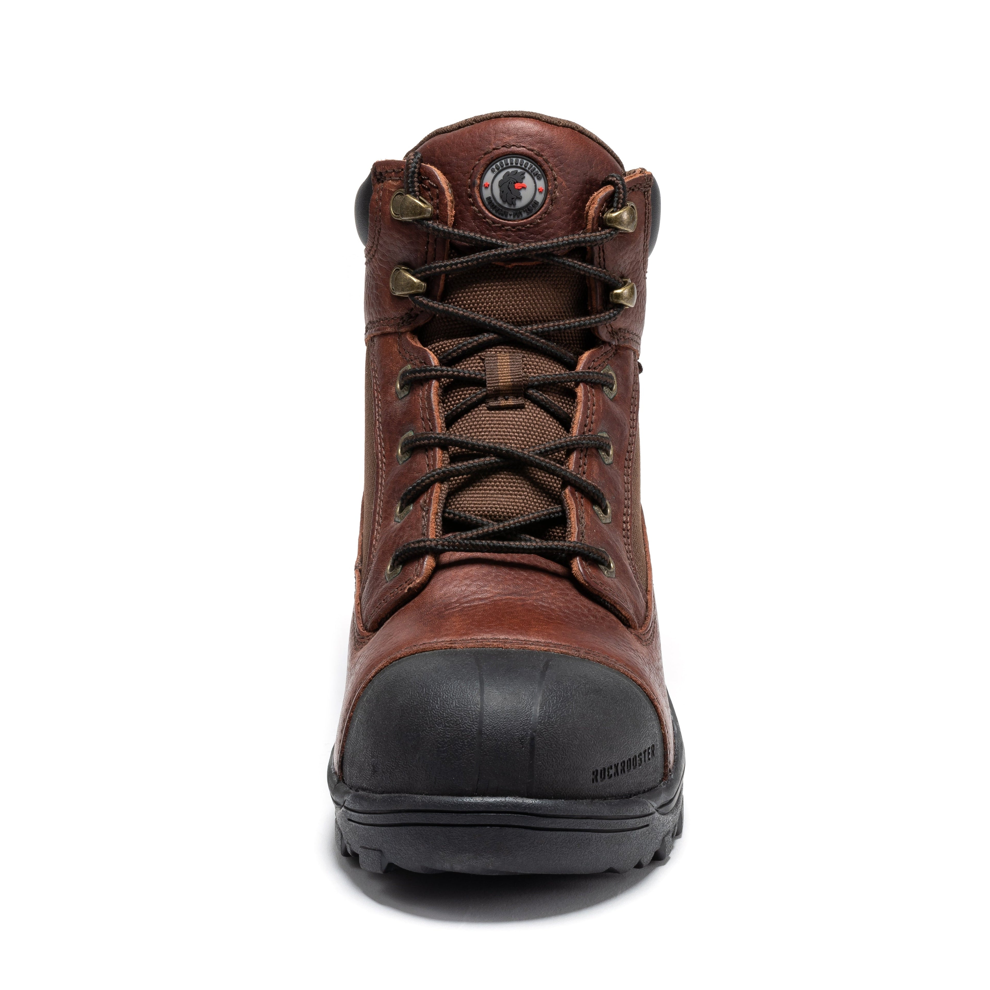 ROCKROOSTER Daviston 6" Brown Composite Toe Waterproof Work Boots | AT872
