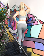 Isalda Seamless Sports Bra | Grey