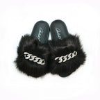 Michaela V Pupa Slippers | Black