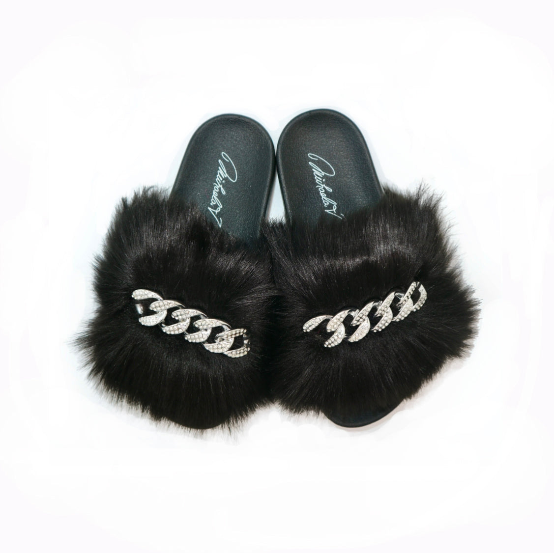 Michaela V Pupa Slippers | Black