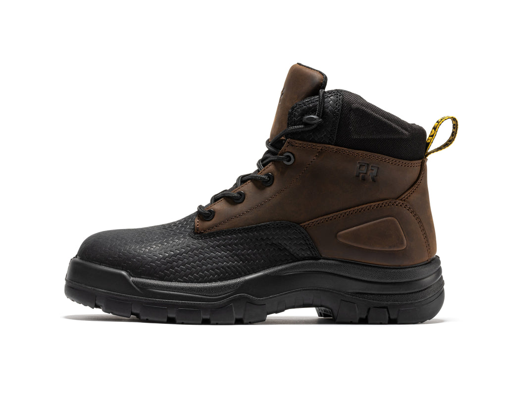 ROCKROOSTER Marfa Brown 6" Waterproof Composite Toe Leather Work Boots | CP210