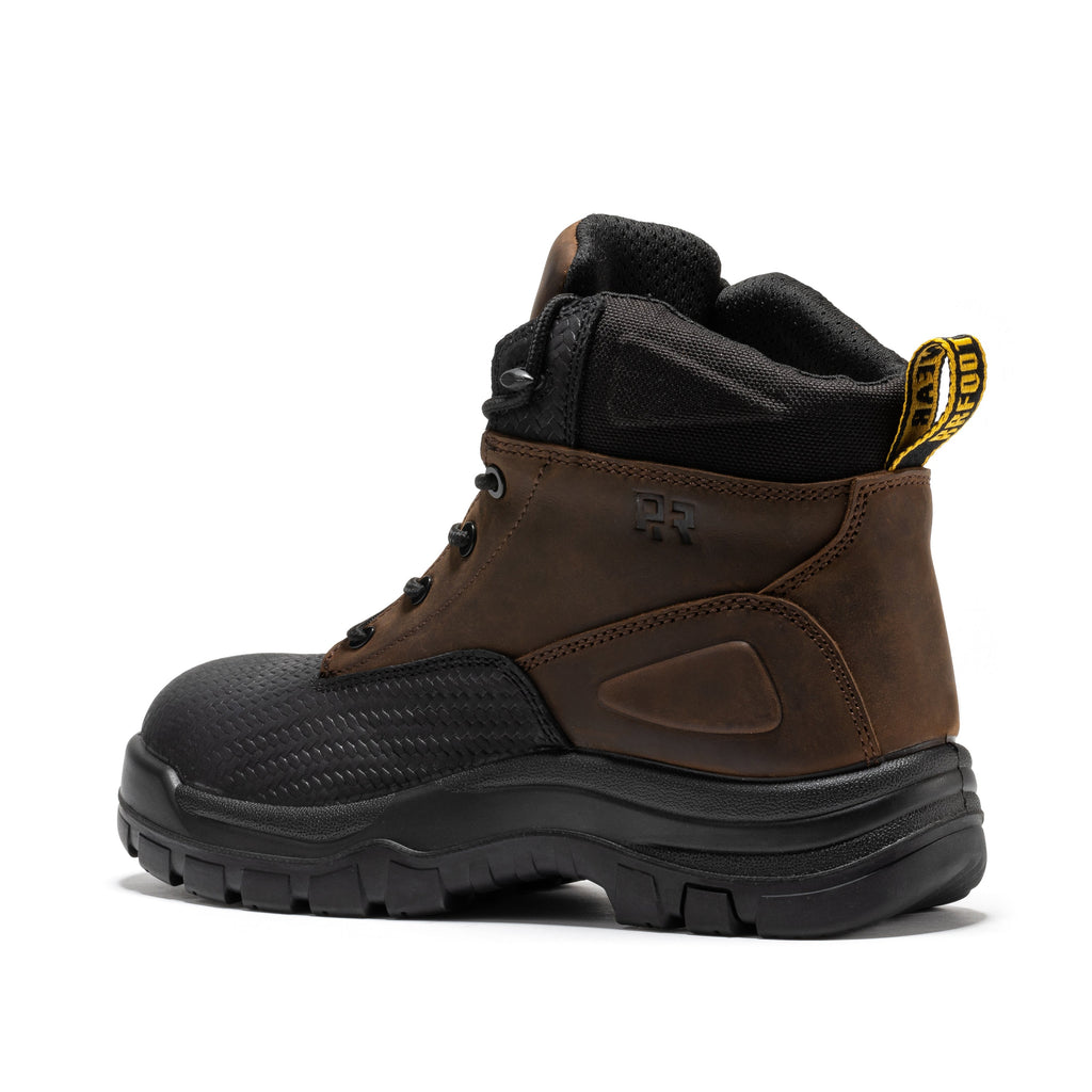 ROCKROOSTER Marfa Brown 6" Waterproof Composite Toe Leather Work Boots | CP210