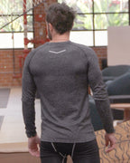Adrian Men's Long Sleeve Shirt | Black