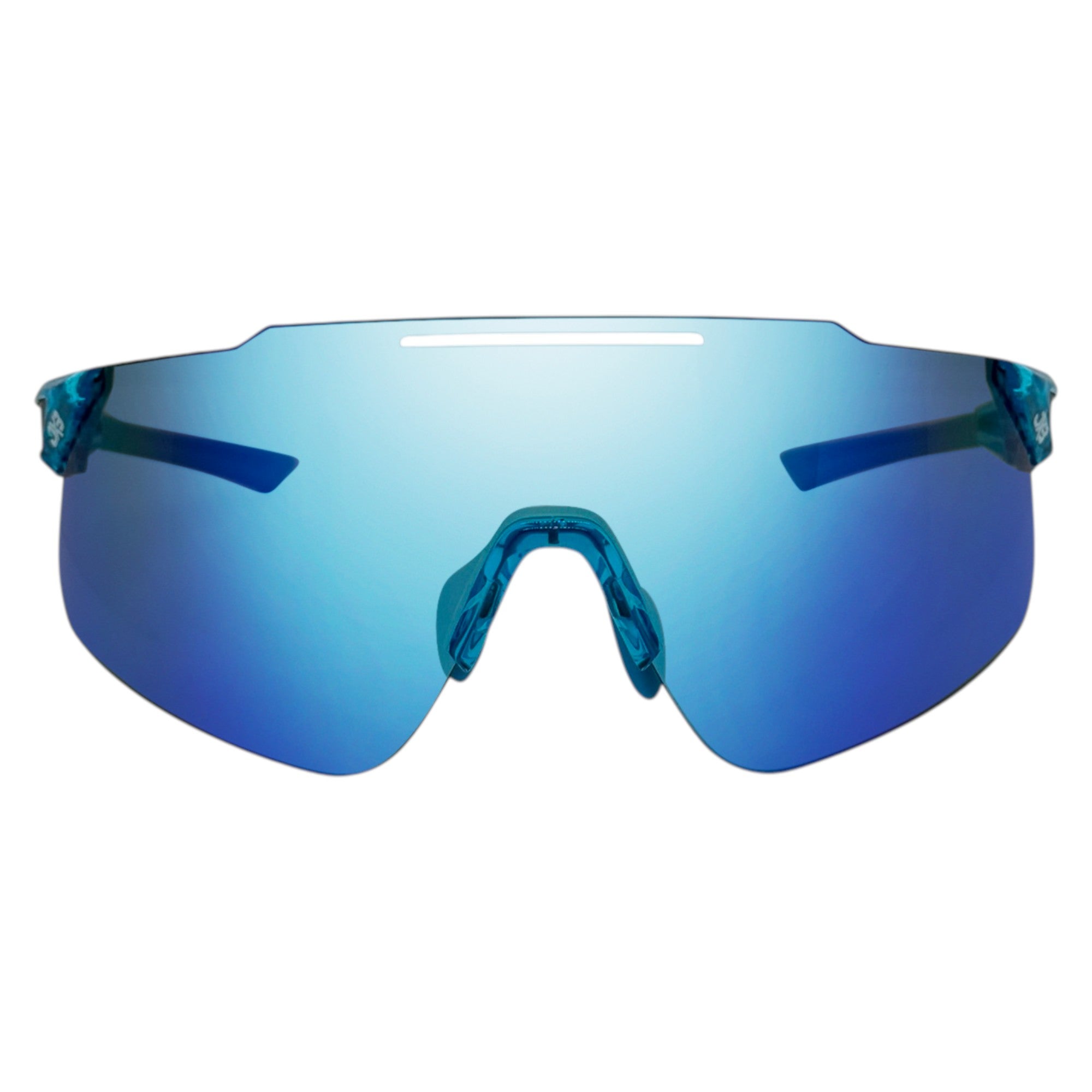 Indrik Rimless Shield Wrap Sunglasses JBX