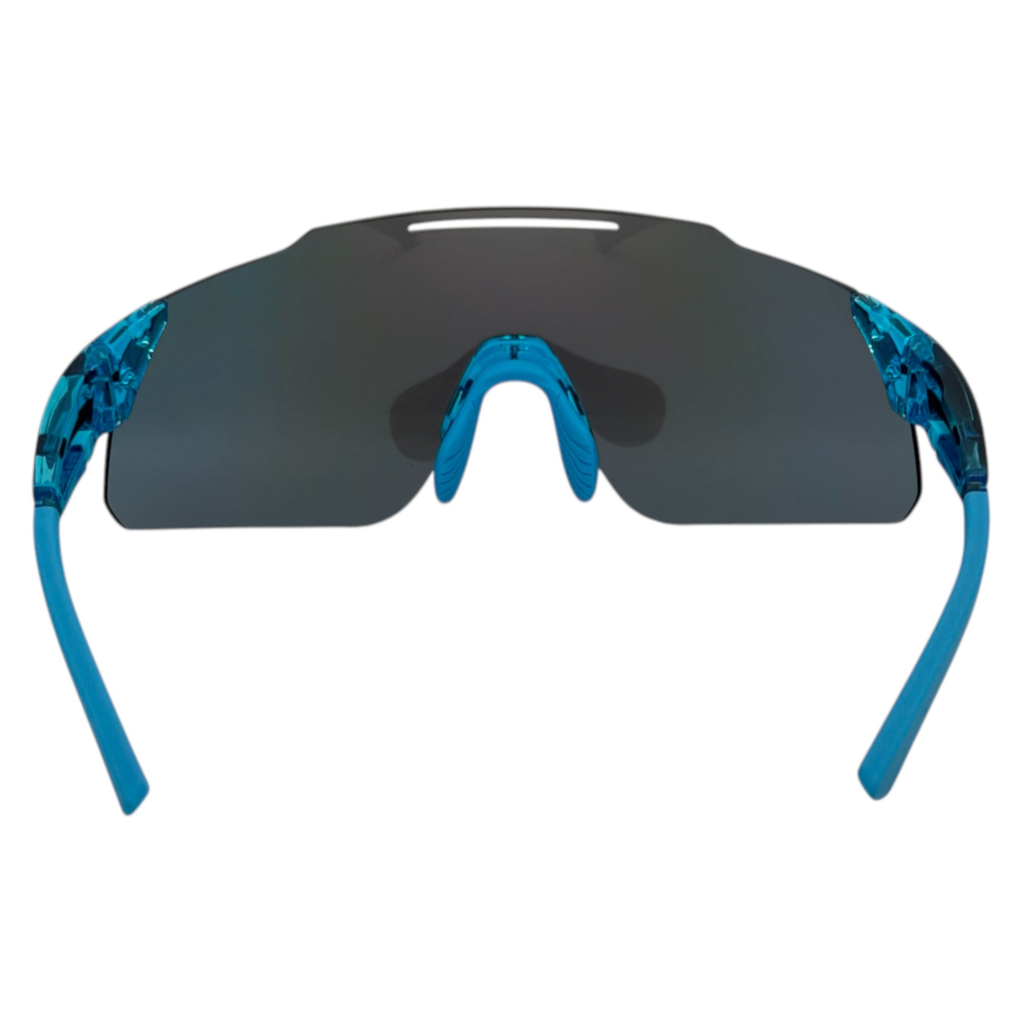 Indrik Rimless Shield Wrap Sunglasses JBX