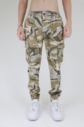 Light Camo Cargo Joggers