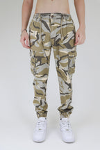Light Camo Cargo Joggers