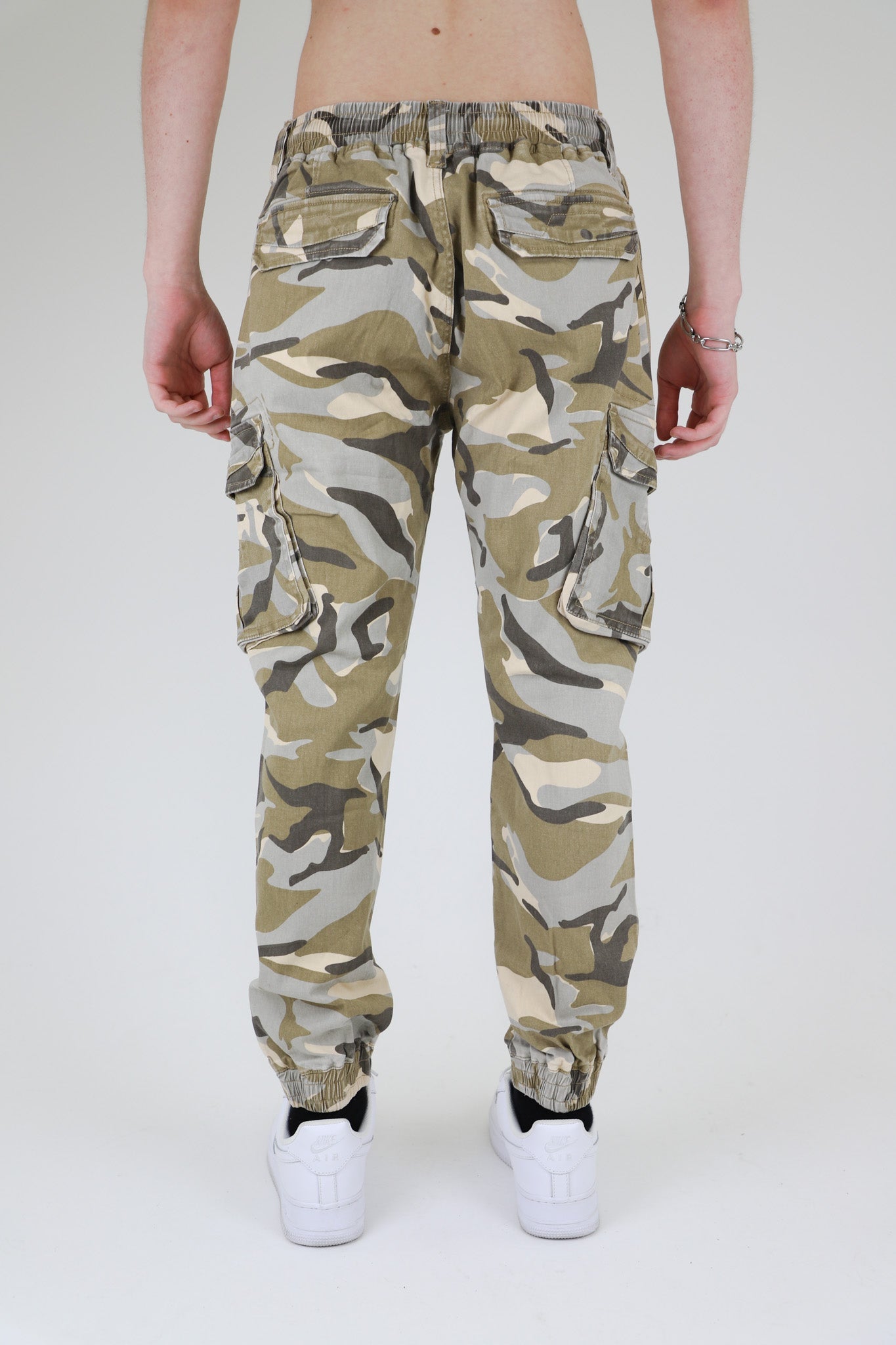 Light Camo Cargo Joggers
