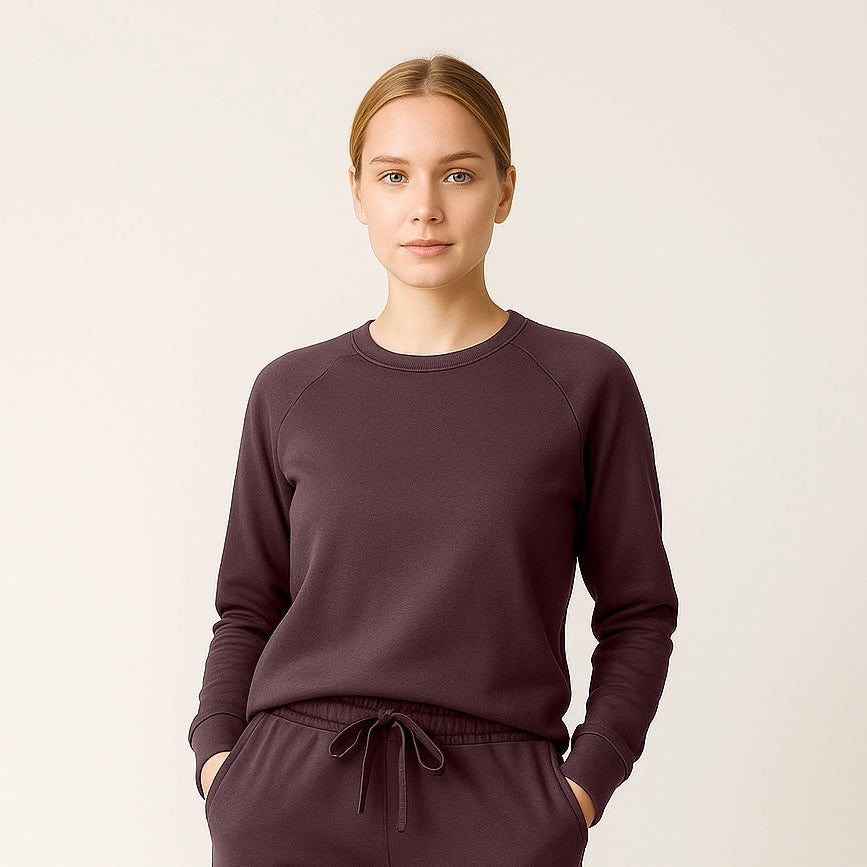 Women's The Ease Pullover | Chestnut