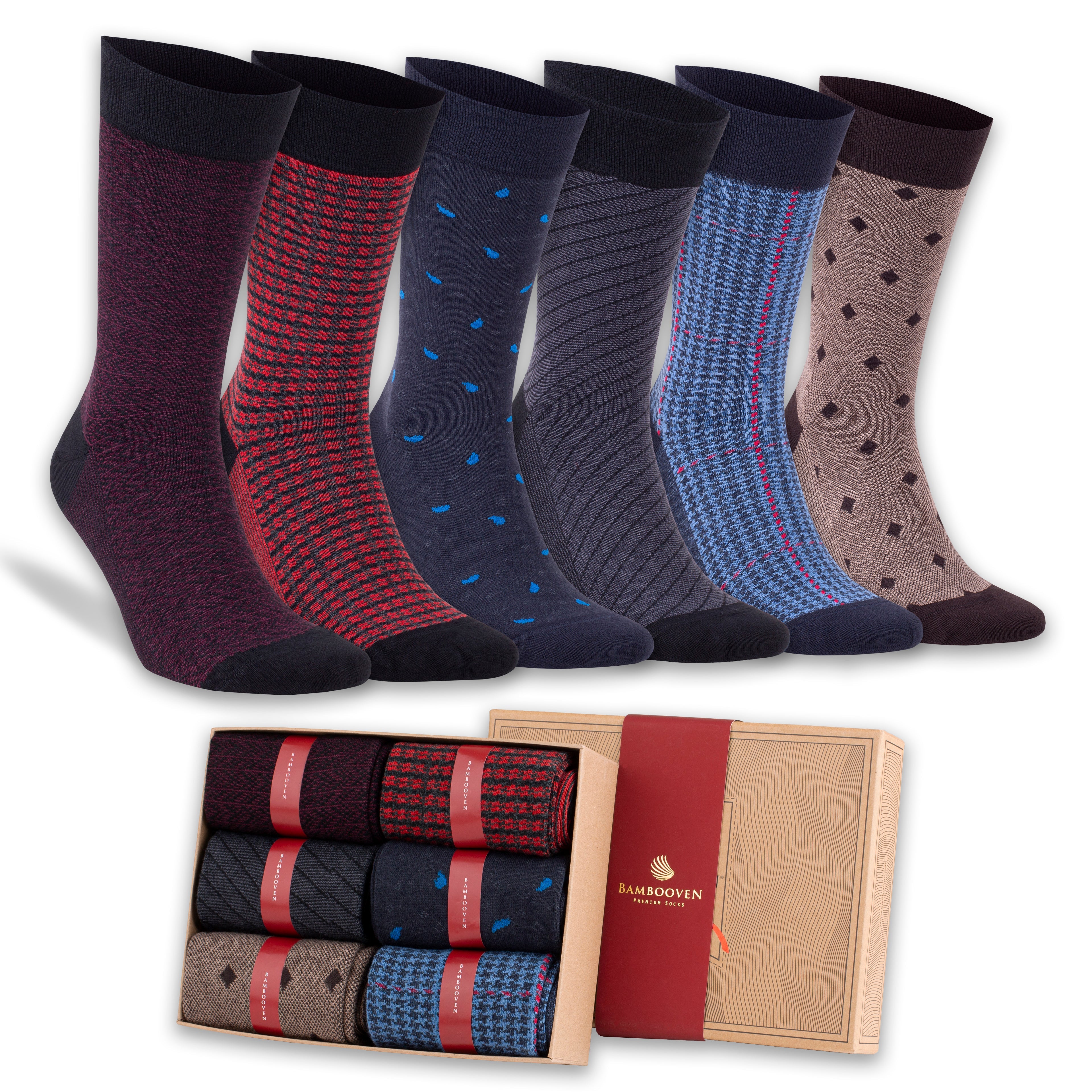 Men’s Bamboo Dress & Trouser Socks 638 | 6-Pack