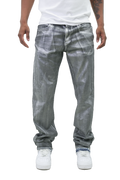 Armor Jeans Metallic Printed Stacked Jeans