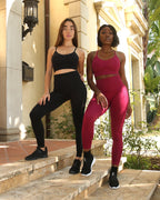 Ketana Seamless Sports Bra with Cutouts in Black