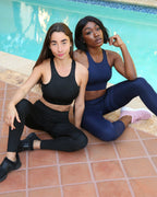 Ashton Sports Bra | Navy Blue