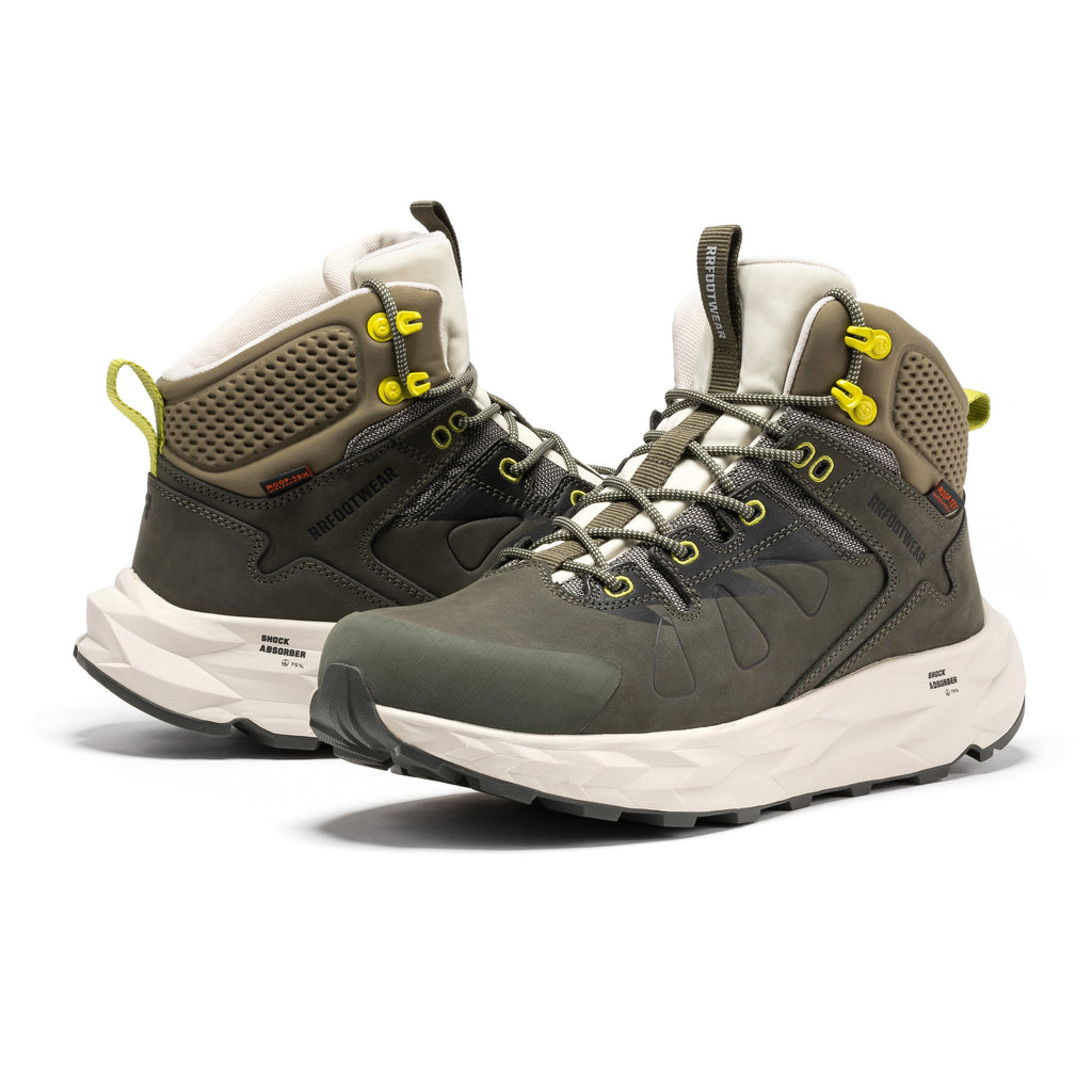 ROCKROOSTER Farmington Green 6" Waterproof Hiking Boots with VIBRAM® Outsole | OC21033