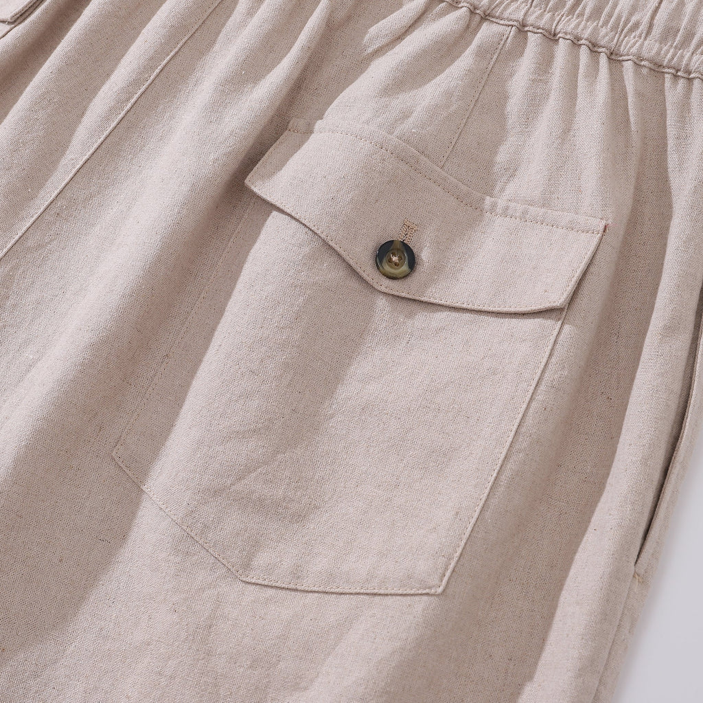 Mid-Rise Straight Bermuda 8-10” Shorts | FLAXEN Version 2.0
