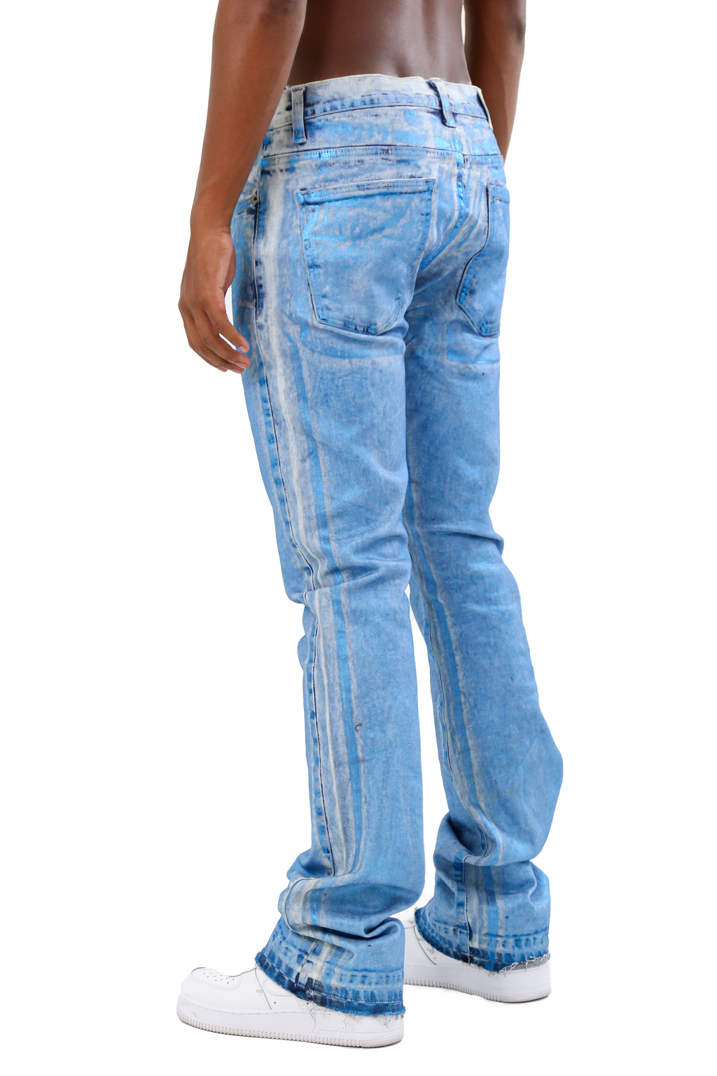 Foil Wash Stacked Jeans | ASJ08