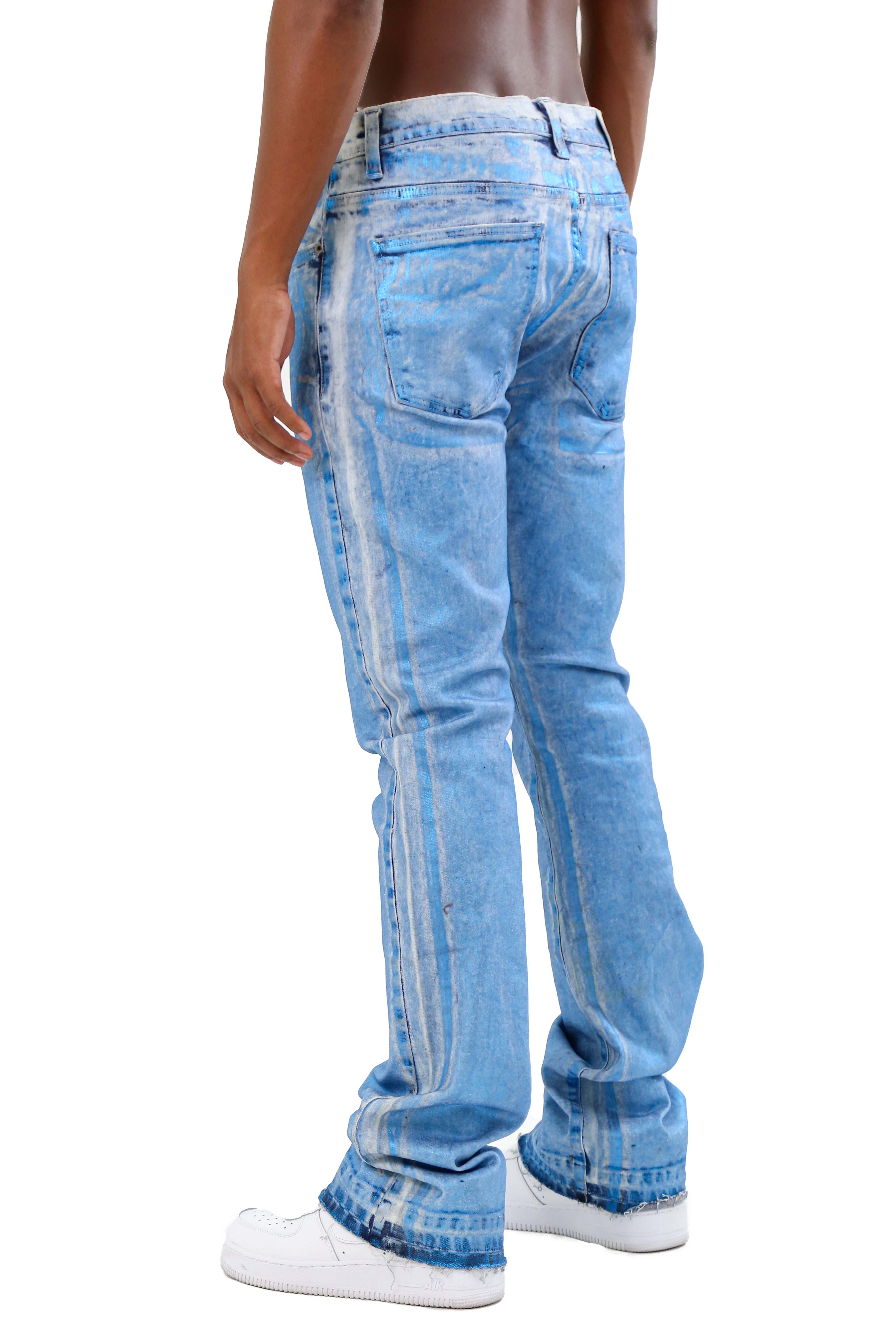 Foil Wash Stacked Jeans | ASJ08