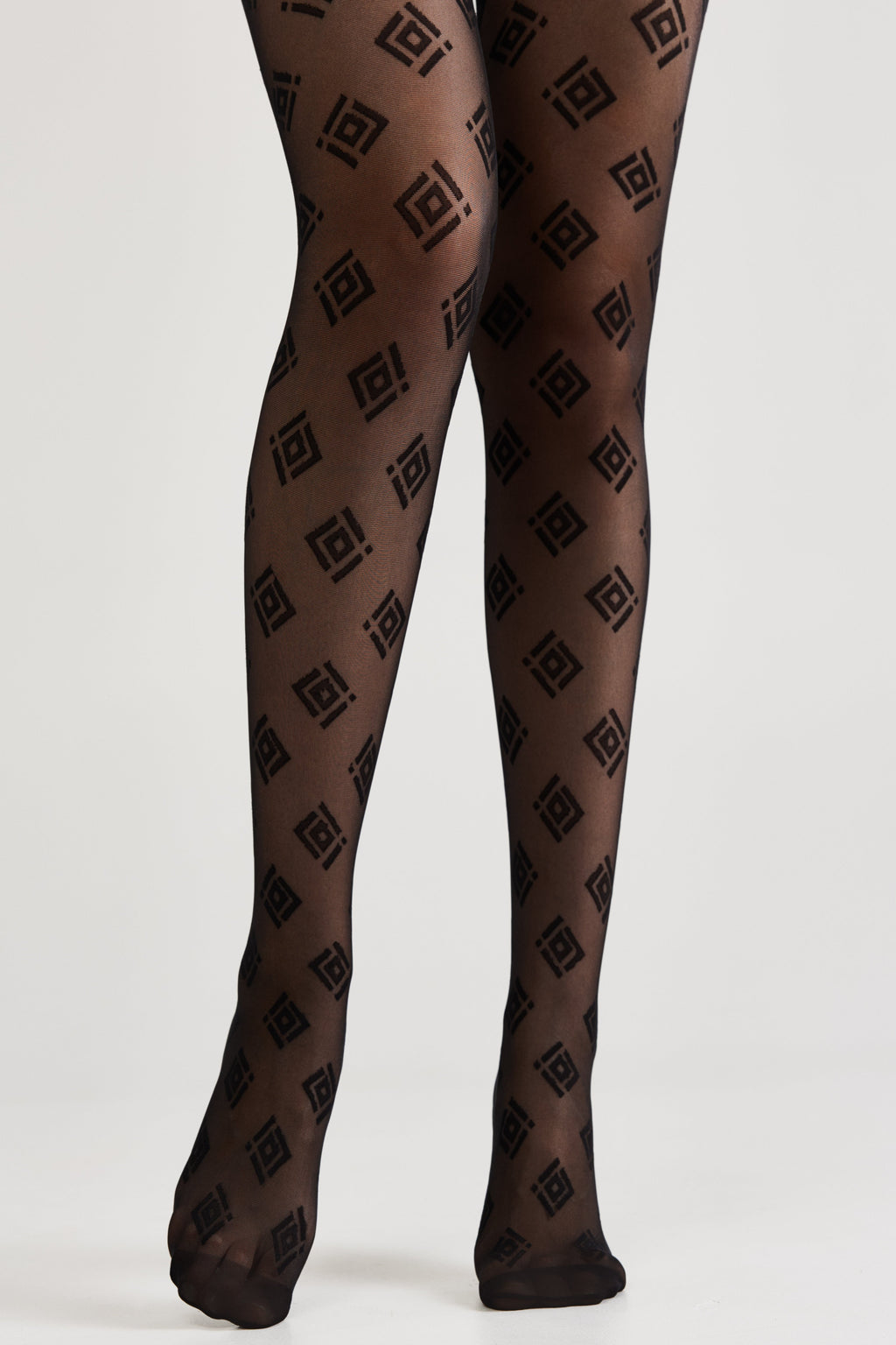Fantasy Tights Conte Ingrid with Geometric Pattern