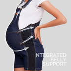 Belly Support Maternity Overall | Short