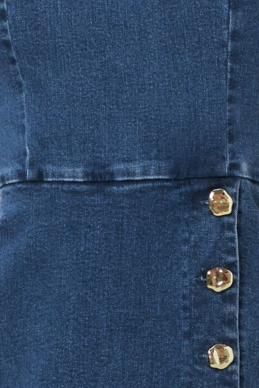 Midnight Denim Skort Romper