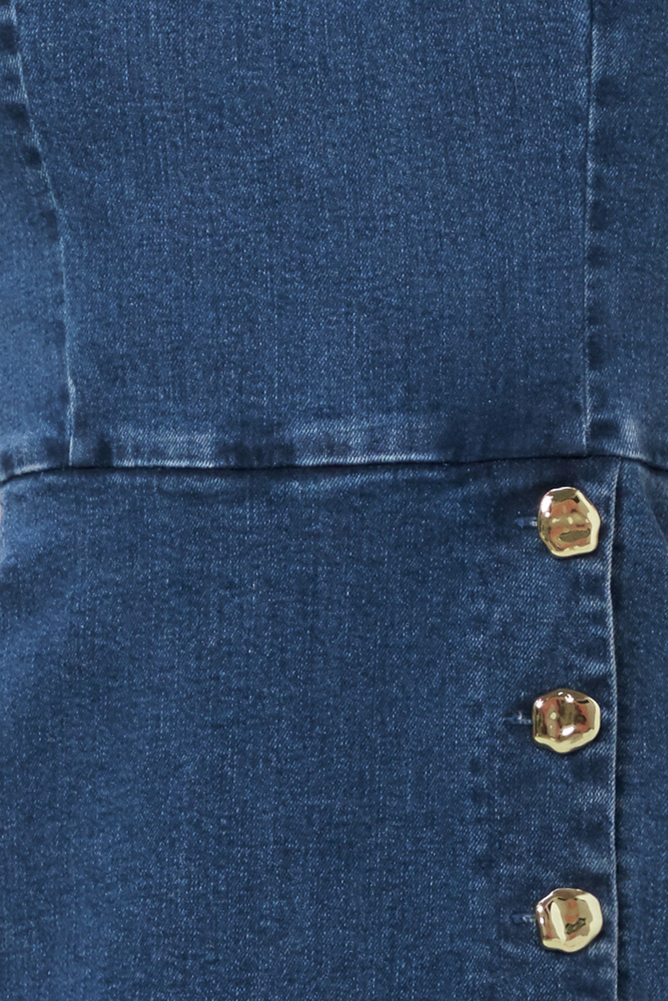 Midnight Denim Skort Romper