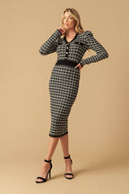 Seraphic Melody Sweater Knit Midi Dress