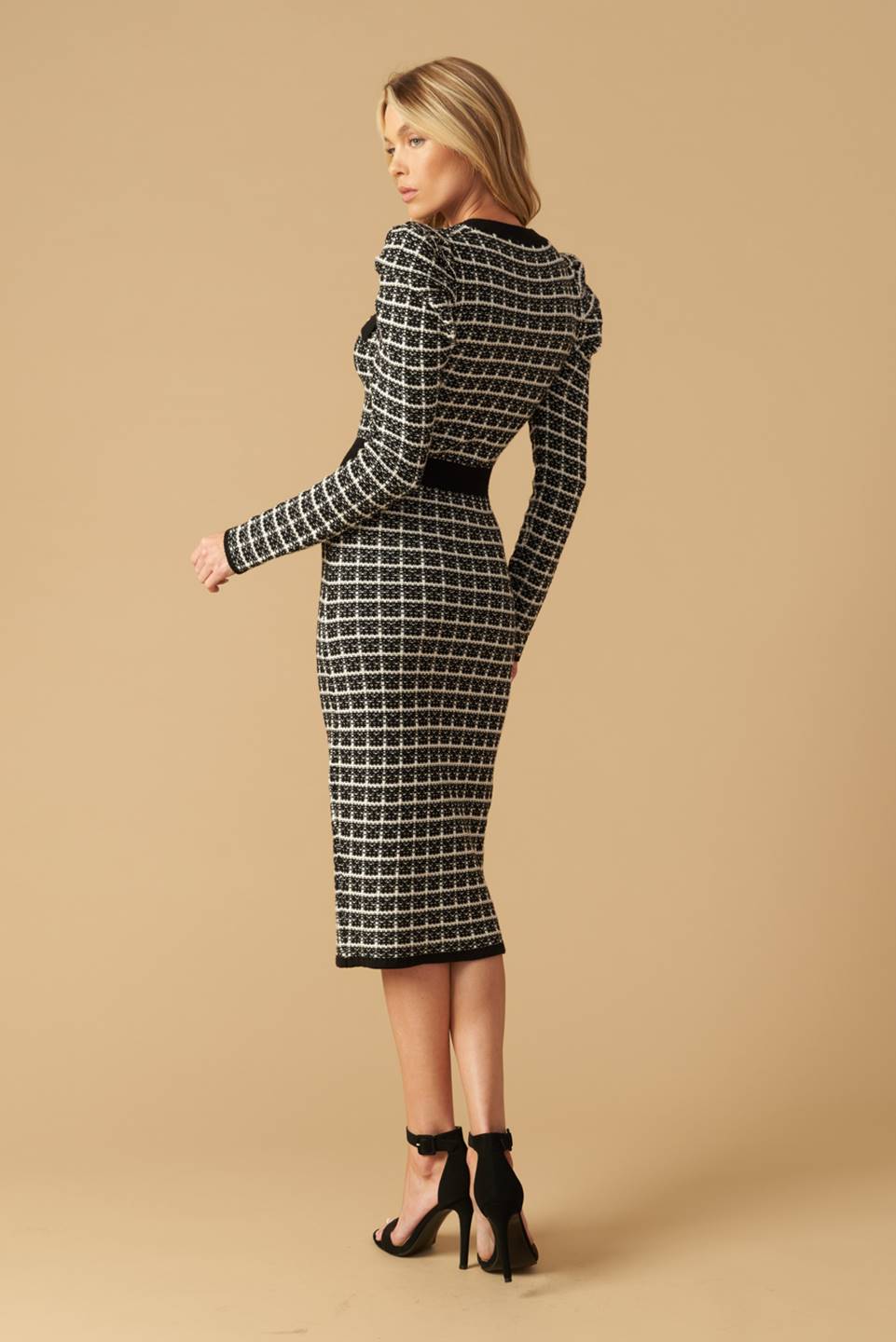 Seraphic Melody Sweater Knit Midi Dress